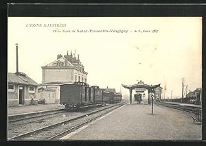 Ansichtskarte Saint-Florentin-Vergigny, Gare, Bahnhof