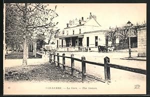 Ansichtskarte Tonnerre, La Gare, The Station, Bahnhof