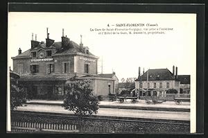 Ansichtskarte Saint-Florentin, Bahnhof, La Gare