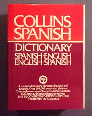 Bild des Verkufers fr Collins Spanish Dictionary: Spanish- English, English- Spanish, Thumb Indexed zum Verkauf von Book Nook