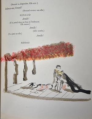 Renaud et Armide. Tragédie en trois actes, en vers, de Jean Cocteau, avec les lithographies origi...
