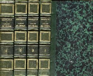 Bild des Verkufers fr Cours lmentaire de chimie - 4 volumes : Tome 1- 2 - 3 - 4 zum Verkauf von Le-Livre