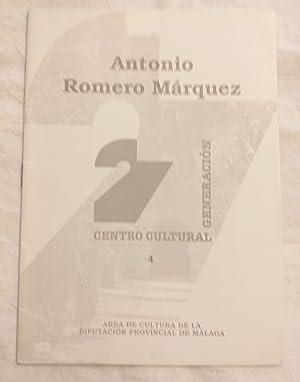 Seller image for Antonio Romero Mrquez. N 4. for sale by Aaromadelibros