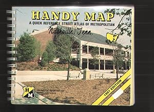 Handy Map, a Quick Reference Street Atlas of Metropolitan Nashville, Tenn. 1987 Edition