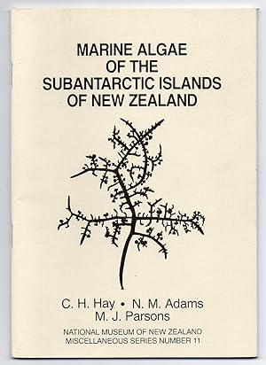 Marine Algae of the Subantarctic Islands of New Zealand - A List of Species