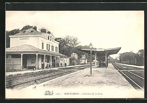 Ansichtskarte Montgeron, Interieur de la Gare