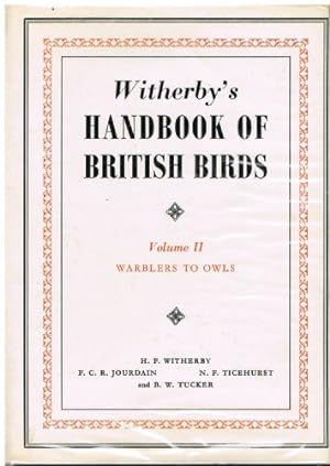 Bild des Verkufers fr Witherby's Handbook Of British Birds Volume II Warblers To Owl zum Verkauf von WeBuyBooks