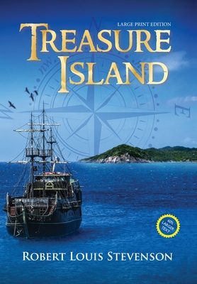 Seller image for Treasure Island (Annotated, Large Print) (Hardback or Cased Book) for sale by BargainBookStores