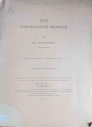 Zum Zodiakallicht-Problem