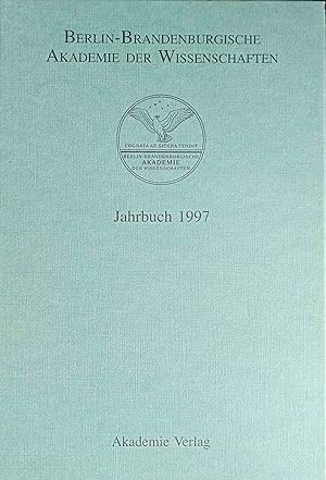 Berlin-Brandenburgische Akademie der Wissenschaften. Jahrbuch 1997.