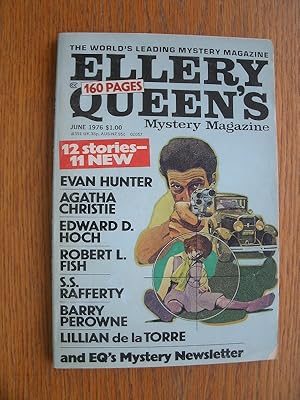 Image du vendeur pour Ellery Queen's Mystery Magazine June 1976 mis en vente par Scene of the Crime, ABAC, IOBA