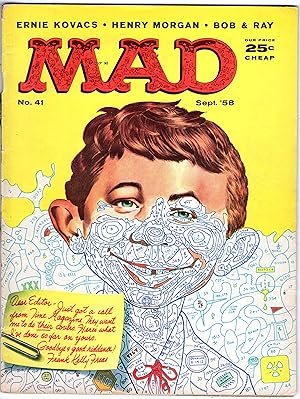 Immagine del venditore per MAD. NO.41, September 1958 venduto da A Cappella Books, Inc.