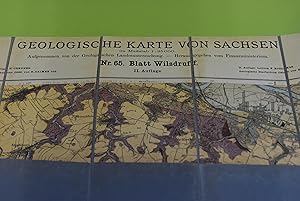 Geologische Karte von Sachsen Nr. 65., Blatt Wilsdruff im Maßstab 1:25000