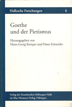 Bild des Verkufers fr Goethe und der Pietismus. zum Verkauf von Occulte Buchhandlung "Inveha"