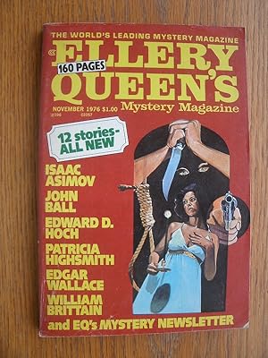 Image du vendeur pour Ellery Queen's Mystery Magazine November 1976 mis en vente par Scene of the Crime, ABAC, IOBA