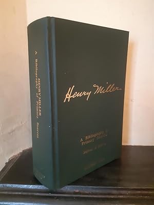 Seller image for Henry Miller: A Bibliography of Primary Sources (Alyscamps Literary Bibliographies) for sale by Temple Bar Bookshop