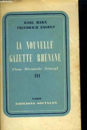 Image du vendeur pour La nouvelle gazette rhnane III mis en vente par Le-Livre