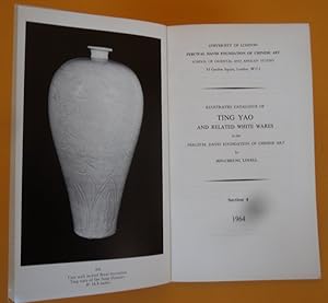 Bild des Verkufers fr Illustrated catalogue of Ting Yao and related white wares in the Percival David Foundation of Chinese Art Studie und Katalog zu den Bestnden der Percival David Collection ber weies Porzellan. zum Verkauf von Antiquariat an der Linie 3