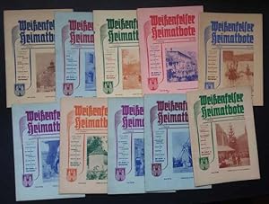 Weißenfelser Heimatbote - 1 Jahrgang 1955 - 9 (Februar , September + Oktober fehlen ) von 12 Heft...