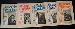 Weißenfelser Heimatbote - 7. Jahrgang 1961 - Heft Januar , Februar , März und August sowie das He...