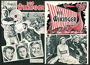 Image du vendeur pour Filmprogramm DNF, Die Wikinger, Kirk Douglas, Tony Curtis, Regie: Richard Fleischer mis en vente par Bartko-Reher