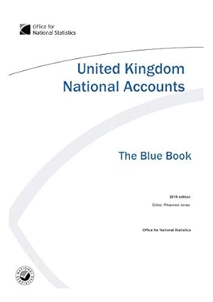 Seller image for United Kingdom National Accounts: The Blue Book 2019 (Including CD ROM) for sale by WeBuyBooks