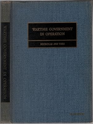 Seller image for Wartime Government in Operation for sale by Between the Covers-Rare Books, Inc. ABAA