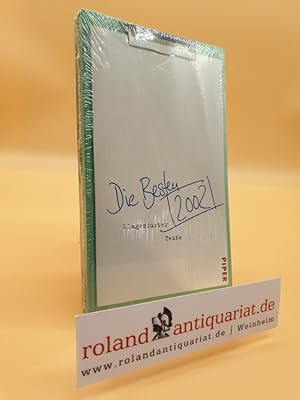 Bild des Verkufers fr Die Besten 2002 : Klagenfurter Texte / die 26. Tage der Deutschsprachigen Literatur in Klagenfurt. Mit den Texten der Preistrger Peter Glaser . Hrsg. von Robert Schindel zum Verkauf von Roland Antiquariat UG haftungsbeschrnkt