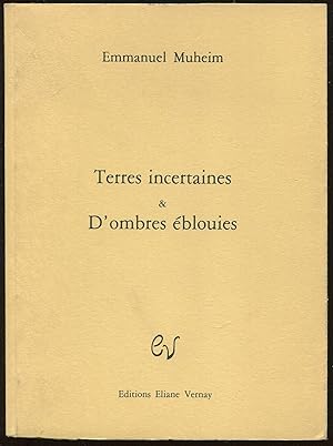 Image du vendeur pour Terres incertaines & D'ombres blouies mis en vente par LibrairieLaLettre2