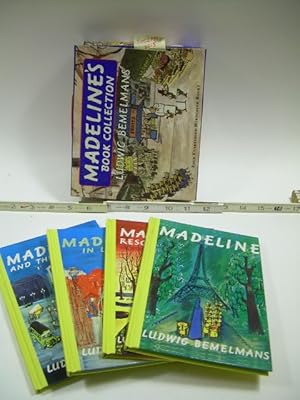 Seller image for Boxed Set 4 Books : Madeline's Book Collection Unabridged : Madeline ; Madeline and the Bad Hat ; Madeline's Rescue ; Madeline in London [Pictorial Children's Reader, Matching Set & Box, Box Has handle] for sale by GREAT PACIFIC BOOKS