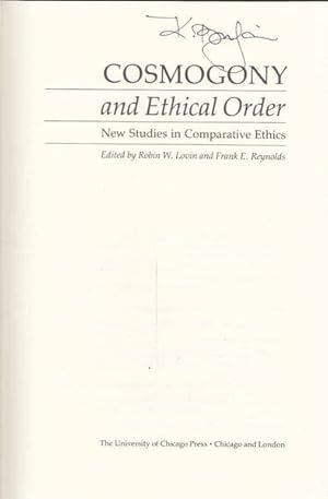 Immagine del venditore per Cosmogony and Ethical Order: New Studies in Comparative Ethics venduto da Goulds Book Arcade, Sydney