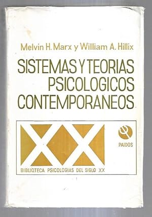 Seller image for SISTEMAS Y TEORIAS PSICOLOGICOS CONTEMPORANEOS for sale by Desvn del Libro / Desvan del Libro, SL