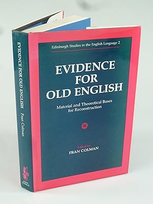 Seller image for Evidence for old English. for sale by Antiquariat Dorner