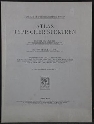 Atlas typischer Spektren. 2 Bände in einem Band: 1.Textband - 2. Tafelband.