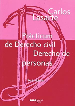 Seller image for Prcticum de Derecho Civil. DERECHO DE PERSONAS for sale by Librera Torren de Rueda