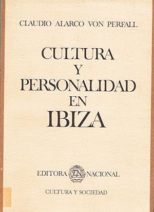 Immagine del venditore per CULTURA Y PERSONALIDAD EN IBIZA venduto da Librera Torren de Rueda