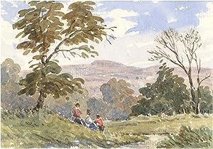 John Weston Gough (1929-2019) - Miniature 20th Century Watercolour, The View