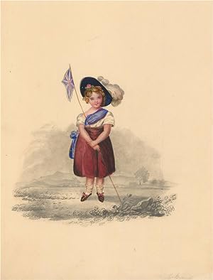 Catherine Board - Early 19th Century Watercolour, Flying The British Flag