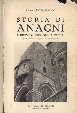 Imagen del vendedor de Storia di Anagni e breve guida della citt a la venta por Biblioteca di Babele