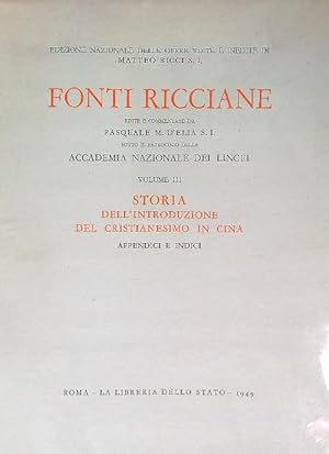 Seller image for Fonti ricciane. 3vv for sale by Librodifaccia