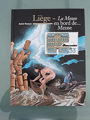 Liège - La Meuse en bord de . Meuse