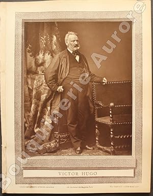 Bild des Verkufers fr Portrait photographique de Victor HUGO, clich de Bertall. zum Verkauf von Bouquinerie Aurore (SLAM-ILAB)