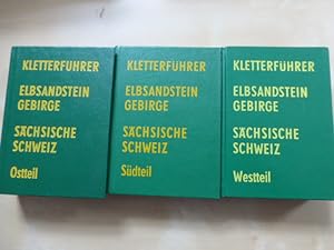 - Kletterführr Elbsandsteingebirge Sächsische Schweiz. Westteil - Ostteil - Südteil. 3 Bände - Ko...