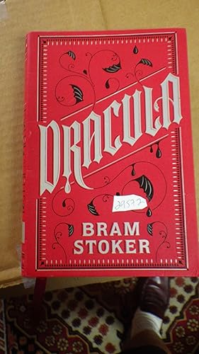 Seller image for DRACULA in Deluxe FAUX Red Leather, SIGNED BY DACRE STOKER in BLOOD Red Ink, Bram Stoker's Great Grandnephew, Dacre also wrote the prequel and sequel to Dracula !, 2015, SIGNED LIMITED EDITION for sale by Bluff Park Rare Books