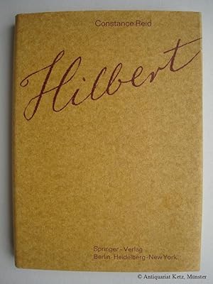 Bild des Verkufers fr Hilbert. With an appreciation of Hilbert's mathematical work by Hermann Weyl. zum Verkauf von Antiquariat Hans-Jrgen Ketz
