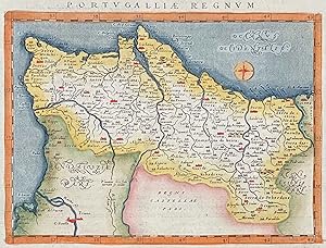 Image du vendeur pour Map of Portugal mis en vente par Trillium Antique Prints & Rare Books