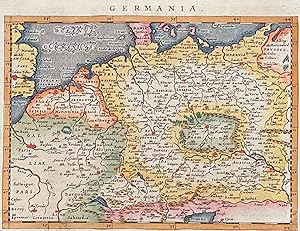 Image du vendeur pour Map of Germany mis en vente par Trillium Antique Prints & Rare Books