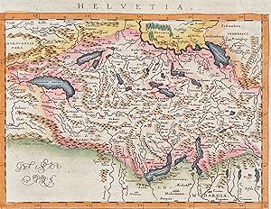 Seller image for Map of Switzerland for sale by Trillium Antique Prints & Rare Books