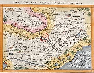 Imagen del vendedor de Map of Rome, Italy a la venta por Trillium Antique Prints & Rare Books