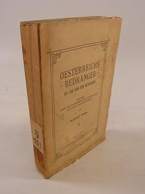 Imagen del vendedor de Oesterreichs Bedrnger. Die Los-von-Rom Bewegung. a la venta por Antiquariat Bookfarm